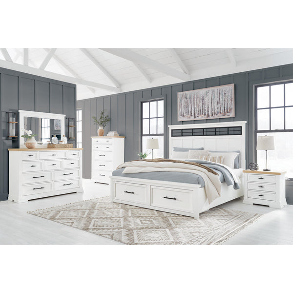  Benchcraft Ashbryn B844B9 6 pc King Panel Storage Bedroom Set IMAGE 1