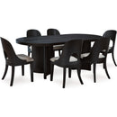 Signature Design by Ashley Rowanbeck D821D4 7 pc Dining Set IMAGE 2