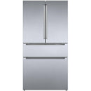 Bosch 36-inch, 21 cu.ft. Counter-Depth French 4-Door Refrigerator with VitaFreshPro™ Drawer B36CL80ENS IMAGE 1