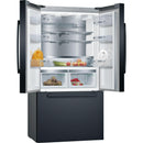 Bosch 36-inch, 21 cu.ft. Counter-Depth French 3-Door Refrigerator with VitaFreshPro™ Drawer B36CT80SNB IMAGE 2