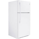 GE 30-inch 18 cu. ft. Top Freezer Refrigerator GTE18FTLKWW - 183384 IMAGE 2