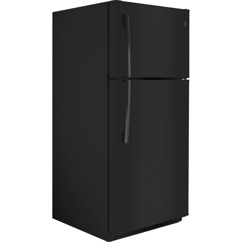 GE 30-inch 18 cu. ft. Top Freezer Refrigerator GTS18FTLKBB - 175823 IMAGE 2