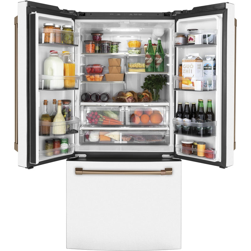 Café 33-inch, 18.6 cu. ft. Counter-Depth French 3-Door Refrigerator CWE19SP4NW2 - 181272 IMAGE 3