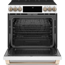 Café 30-inch Slide-in Electric Range with Warming Drawer CCES700P4MW2 - 183418 IMAGE 3