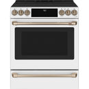 Café 30-inch Slide-in Induction Range with Warming Drawer CCHS900P4MW2 - 181271 IMAGE 1
