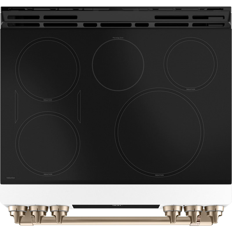 Café 30-inch Slide-in Induction Range with Warming Drawer CCHS900P4MW2 - 181271 IMAGE 2