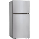  LG 30-inch, 20.2 cu.ft. Freestanding Top Freezer Refrigerator with Smart Diagnosis™ LTCS20020S - 176051 IMAGE 2