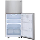  LG 30-inch, 20.2 cu.ft. Freestanding Top Freezer Refrigerator with Smart Diagnosis™ LTCS20020S - 176051 IMAGE 4