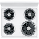 GE 24-inch Freestanding Electric Range with Sensi-Temp Technology JCAS300DMWW - 174474 IMAGE 4
