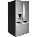 GE 36-inch, 25.6 cu.ft. Freestanding French 3-Door Refrigerator with Multiflow Air System GFE26JYMFS IMAGE 2