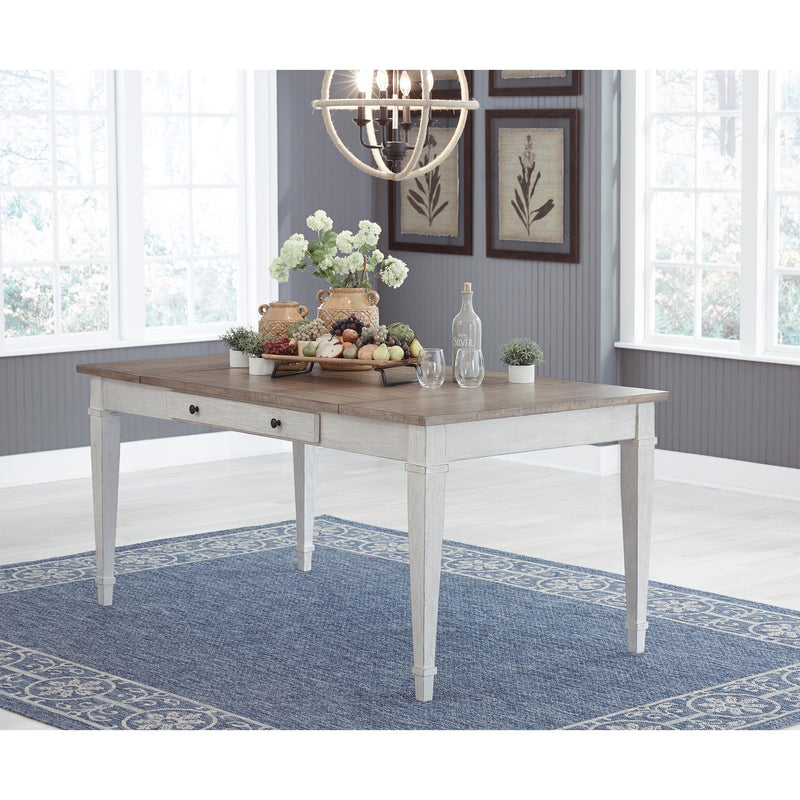 Signature Design by Ashley Skempton D394-25 Rectangular Dining Room Table with Storage IMAGE 7