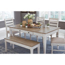Signature Design by Ashley Skempton D394-25 Rectangular Dining Room Table with Storage IMAGE 8