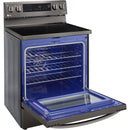  LG 30-inch, 6.3 cu.ft. Freestanding Electric Range with Wi-Fi Connectivity LREL6325D - 176106 IMAGE 5