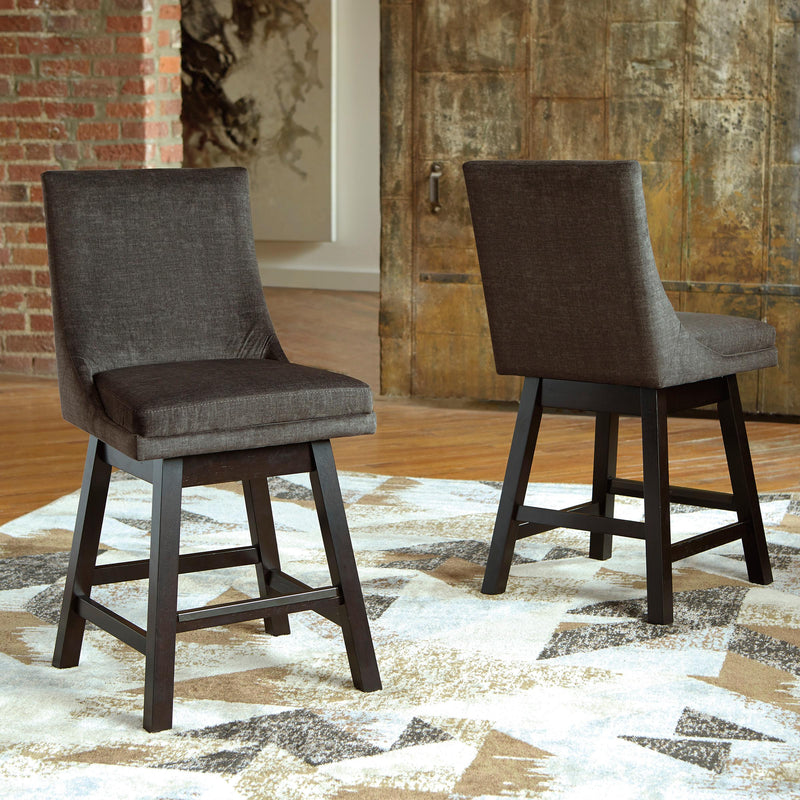 Signature Design by Ashley Tallenger D380-624 Upholstered Swivel Barstool IMAGE 4