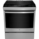GE Profile 30-inch Slide-in Electric Induction Range with True European Convection Technology PCHS920YMFS - 176316 IMAGE 1