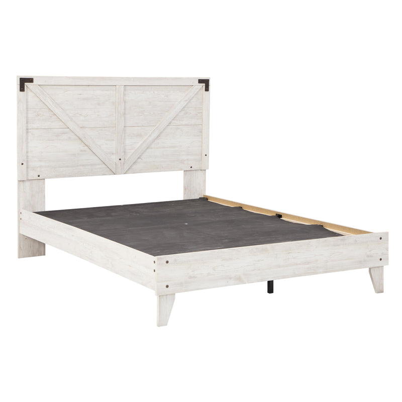 Signature Design by Ashley Shawburn EB4121B1 Queen Crossbuck Panel Platform Bed IMAGE 4