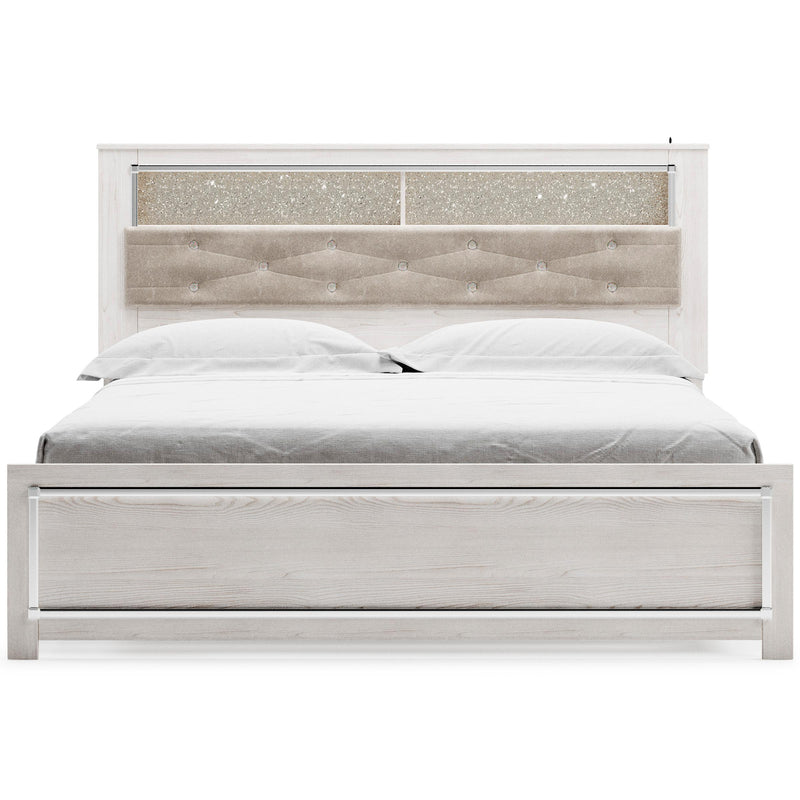 Signature Design by Ashley Altyra B2640B5 King Panel Bookcase Bed IMAGE 2
