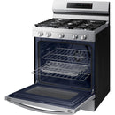  Samsung 30-inch Freestanding Gas Range with WI-FI Connect NX60A6711SS - 176562 IMAGE 8