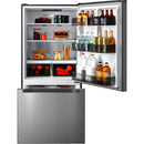 Midea 30-inch, 18.7 cu. ft. Bottom Freezer Refrigerator MRB19B7AST - 184595 IMAGE 2
