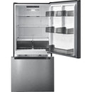 Midea 30-inch, 18.7 cu. ft. Bottom Freezer Refrigerator MRB19B7AST - 184595 IMAGE 3