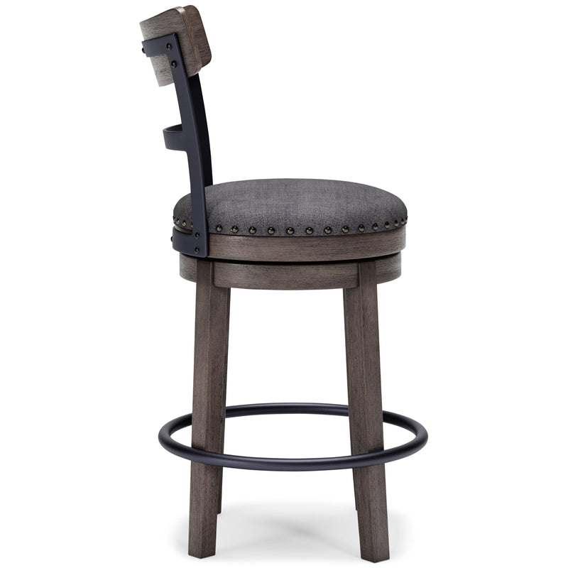  Signature Design by Ashley Caitbrook D388-224 Upholstered Swivel Barstool IMAGE 3