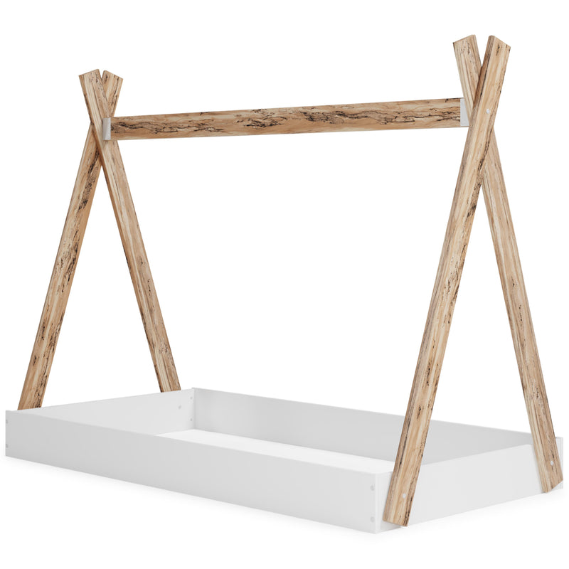  Signature Design by Ashley Piperton EB1221-121 Twin Tent Complete Bed in Box IMAGE 4