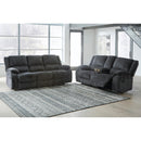  Signature Design by Ashley Draycoll 7650494C Double Reclining Loveseat with Console IMAGE 8