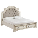 Signature Design by Ashley Realyn B743B20 King Upholstered Bed IMAGE 1