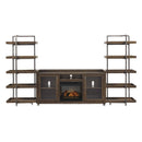 Signature Design by Ashley Starmore W633W6 3 pc Wall Unit with Electric Fireplace IMAGE 2