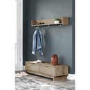  Signature Design by Ashley Oliah EA2270-151 Wall Mounted Coat Rack with Shelf IMAGE 3