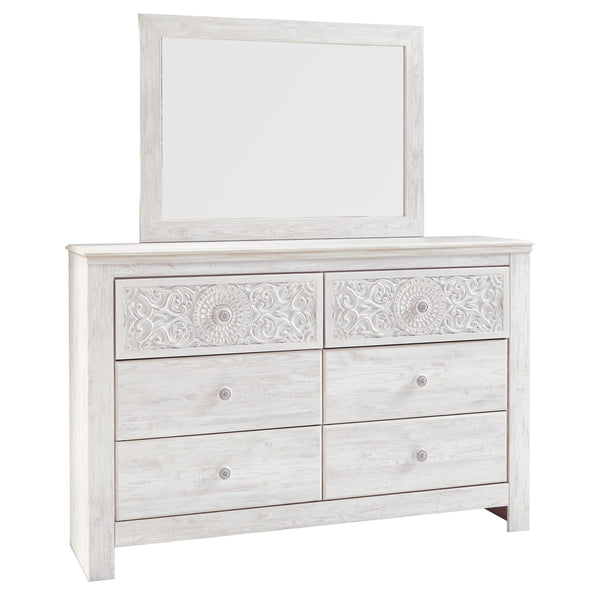 Signature Design by Ashley Paxberry B181B8 Dresser and Mirror IMAGE 1