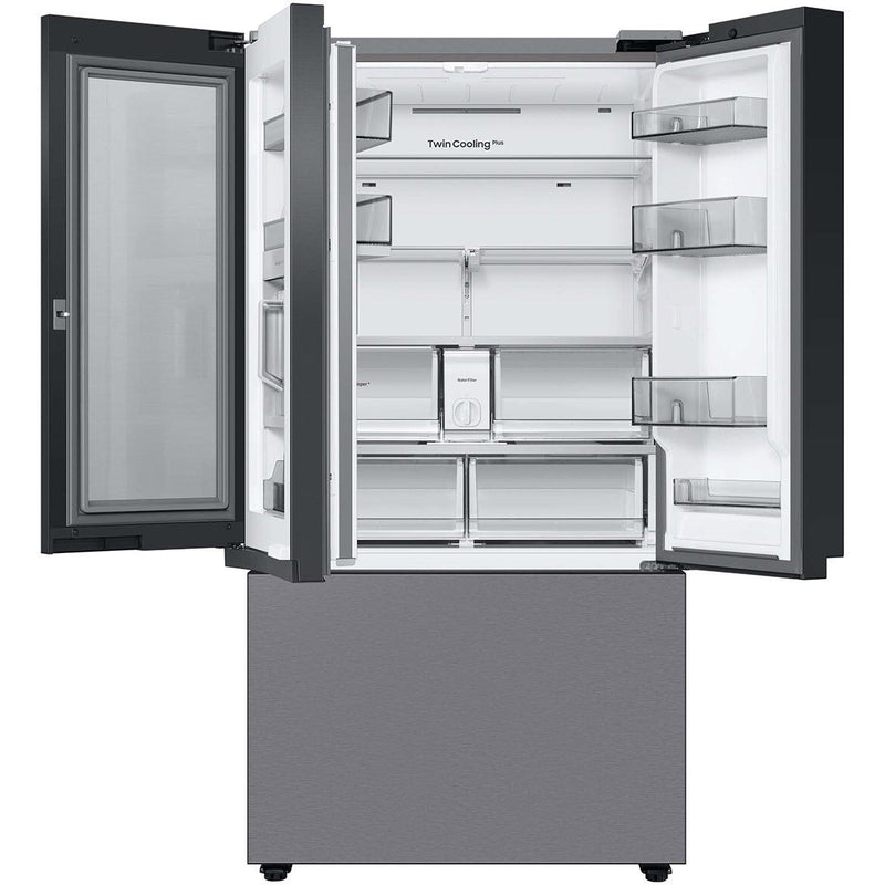 Samsung 36-inch, 24 cu.ft. Counter-Depth French 3-Door Refrigerator with Dual Ice Maker RF24BB6600QLAA - 179182 IMAGE 4