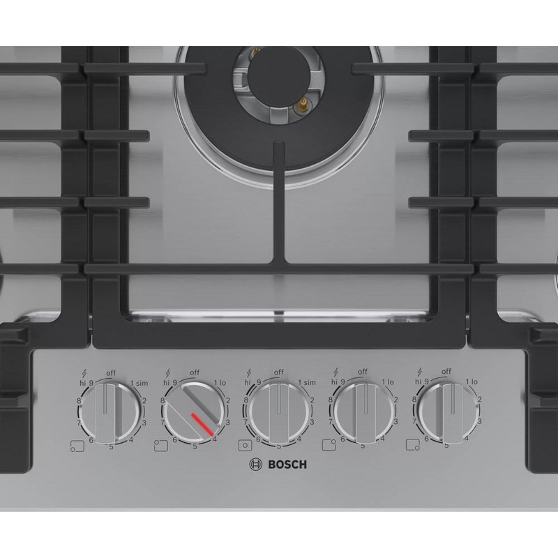 Bosch 30-inch Built-in Gas Cooktop NGM8058UC IMAGE 2