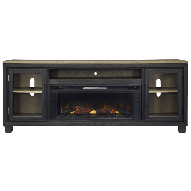 Signature Design by Ashley Foyland W989W1 83" TV Stand with Electric Fireplace IMAGE 3