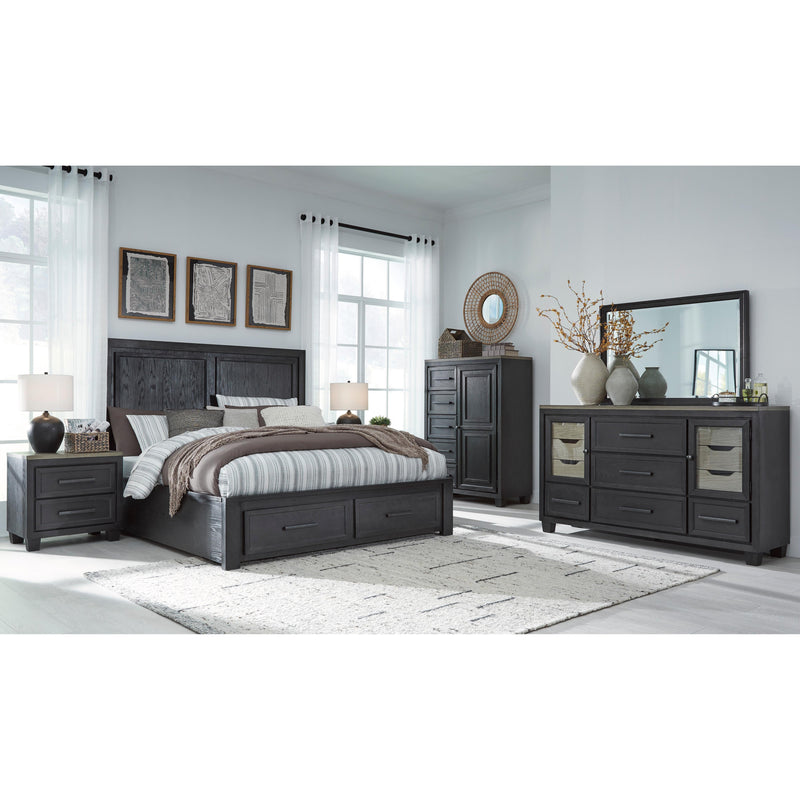 Signature Design by Ashley Foyland B989B5 California King Panel Storage Bed IMAGE 10
