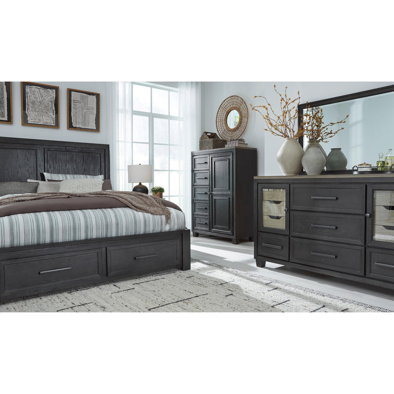Signature Design by Ashley Foyland B989B5 California King Panel Storage Bed IMAGE 8