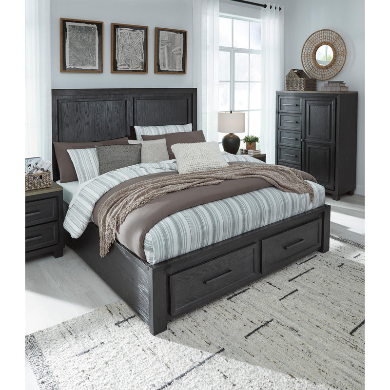 Signature Design by Ashley Foyland B989B5 California King Panel Storage Bed IMAGE 9