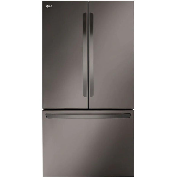  LG 36-inch, 27 cu. ft. Counter-Depth Refrigerator Bottom Freezer Refrigerator LRFLC2706D IMAGE 1