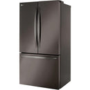  LG 36-inch, 27 cu. ft. Counter-Depth Refrigerator Bottom Freezer Refrigerator LRFLC2706D IMAGE 2