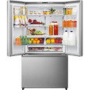  Hisense 36-inch, 26.6 cu. ft. Freestanding French 3-Door Refrigerator RF27A3FSE IMAGE 2