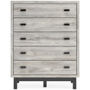 Signature Design by Ashley Vessalli B1036-345 Five Drawer Wide Chest IMAGE 3