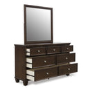Signature Design by Ashley Danabrin B685B1 Dresser and Mirror IMAGE 2