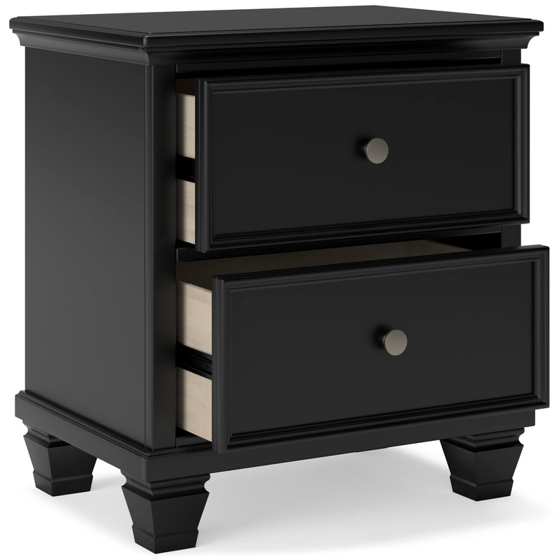 Signature Design by Ashley Lanolee B687-92 Two Drawer Night Stand IMAGE 2