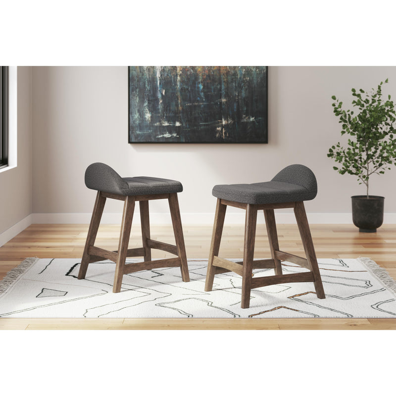  Signature Design by Ashley Lyncott D615-224 Upholstered Barstool IMAGE 7