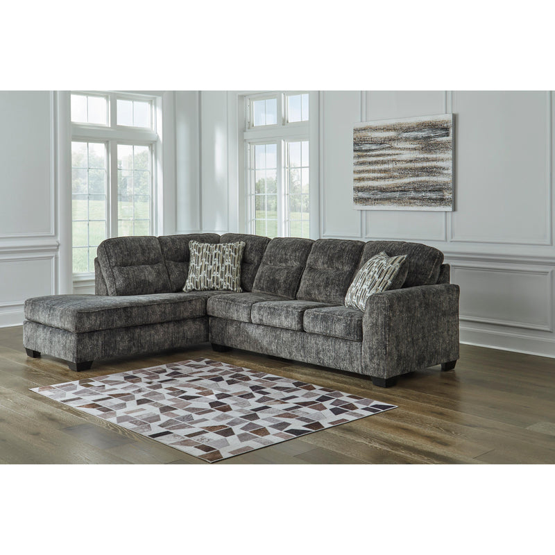 Signature Design by Ashley Lonoke 50504S1 2 pc Sectional with Chaise IMAGE 2