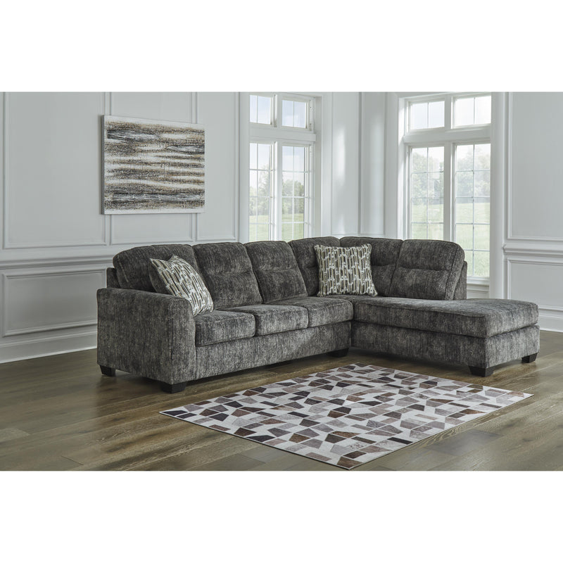 Signature Design by Ashley Lonoke 50504S2 2 pc Sectional with Chaise IMAGE 2
