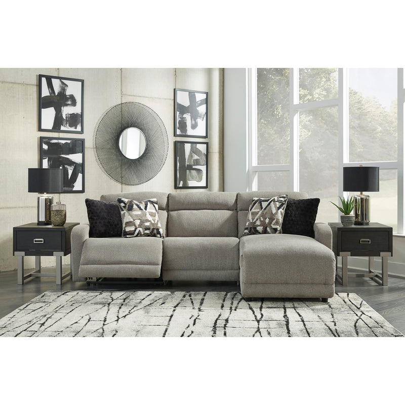 Signature Design by Ashley Colleyville 54405S13 3 pc Power Reclining Sectional with Chaise IMAGE 2