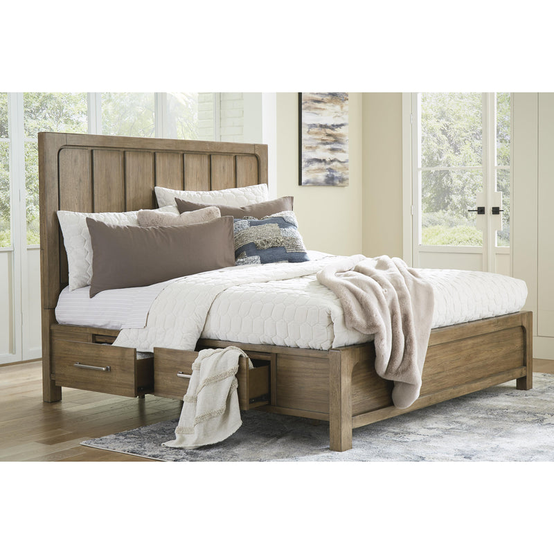 Signature Design by Ashley Cabalynn B974B4 Queen Panel Bed with Storage IMAGE 8