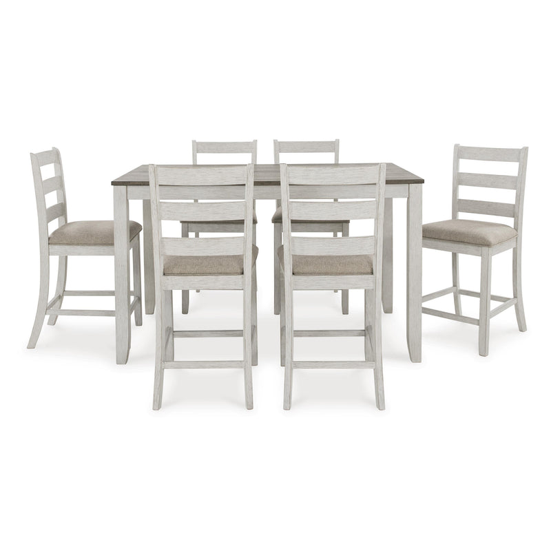 Signature Design by Ashley Skempton D394-423 Rectangular Dining Room Counter Table Set IMAGE 2