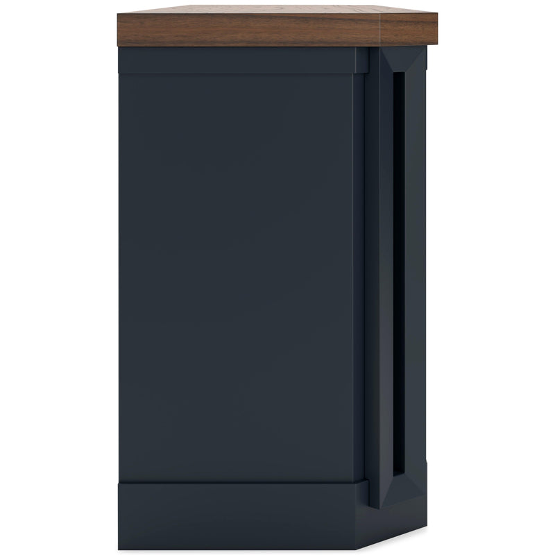 Signature Design by Ashley Landocken W402-68 XL TV Stand with Fireplace Option IMAGE 4